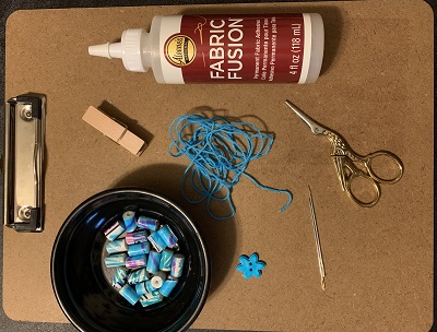 supplies for making paper bead bracelet